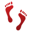 :footprints:
